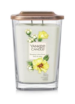 Yankee Candle 552g - Blooming Cotton Flower - Elevation großes Glas - 2 Docht